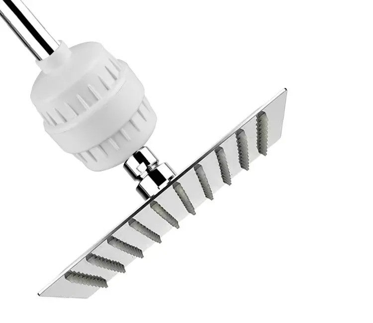 Y&D Black Vitamin C Shower Head Filter - 20 Stage Filtration System with Extra Replacement Cartridge - Removes Chlorine & Hard Water Impurities - Image 5